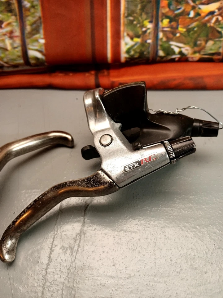 Vintage Shimano STX RC ST-MC33 Shifter Brake Set 3x7 Speed Working Vintage MTB - Image 2 of 4