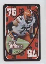 2024 Uno Fandom NFL Cleveland Browns Orange Joel Bitonio #75 0c4