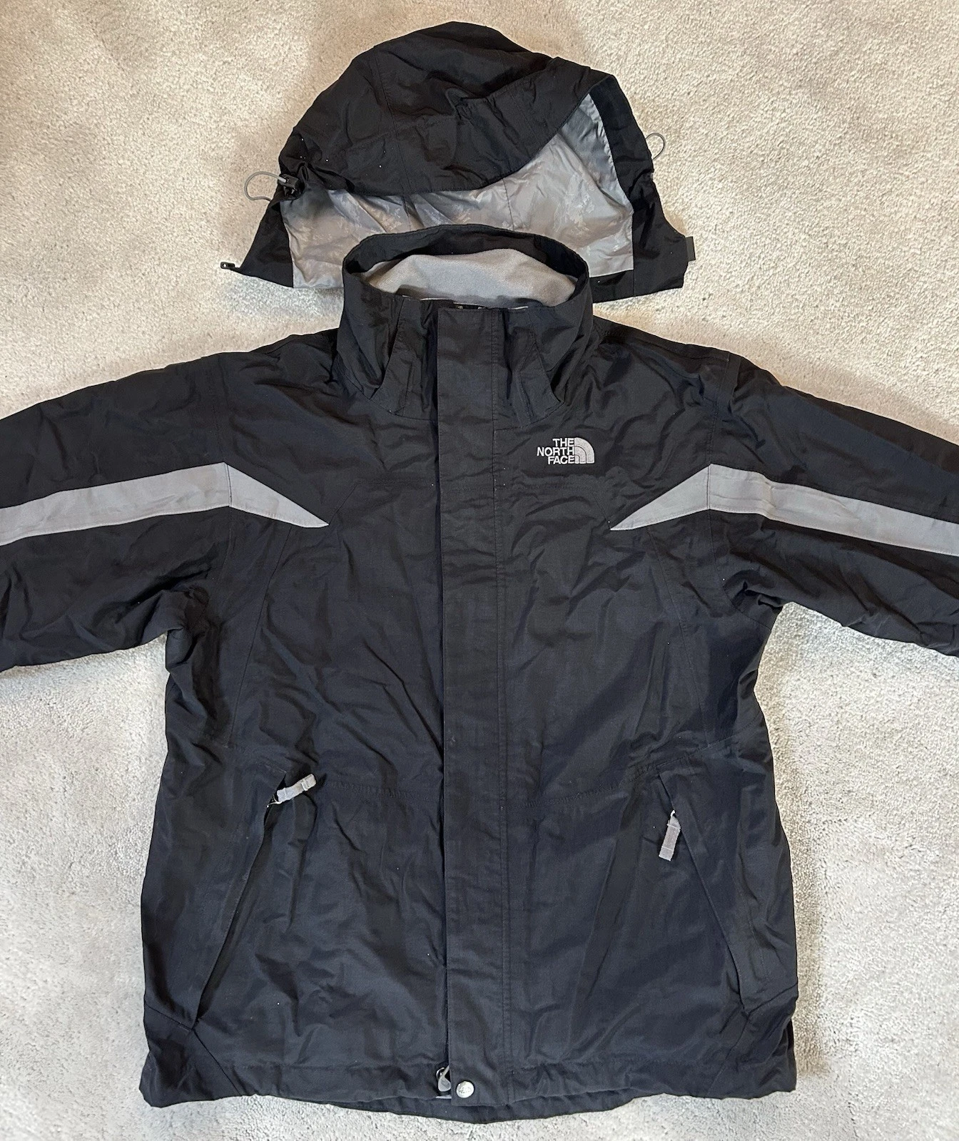 North Face Waterproof Jacket, Outer Shell (lining bits flakes off)