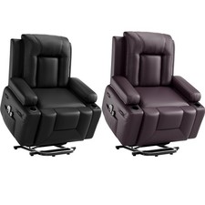 8-Point Massage Electric Power Lift Recliner Chair w/ Lumbar Heating 400 LB Load