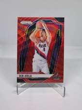Deni Avdija 2024-25 Panini Prizm Red Wave Portland Trailblazers #13 SN3