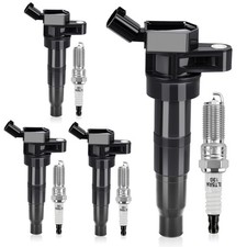 Set of 4 UF611 Ignition Coil Pack  Iridium Spark Plug Compatible with 2.4L 2.0L