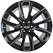 24 Black Wheels 4 Fits Cadillac Escalade Escalades Sport 4 Pc