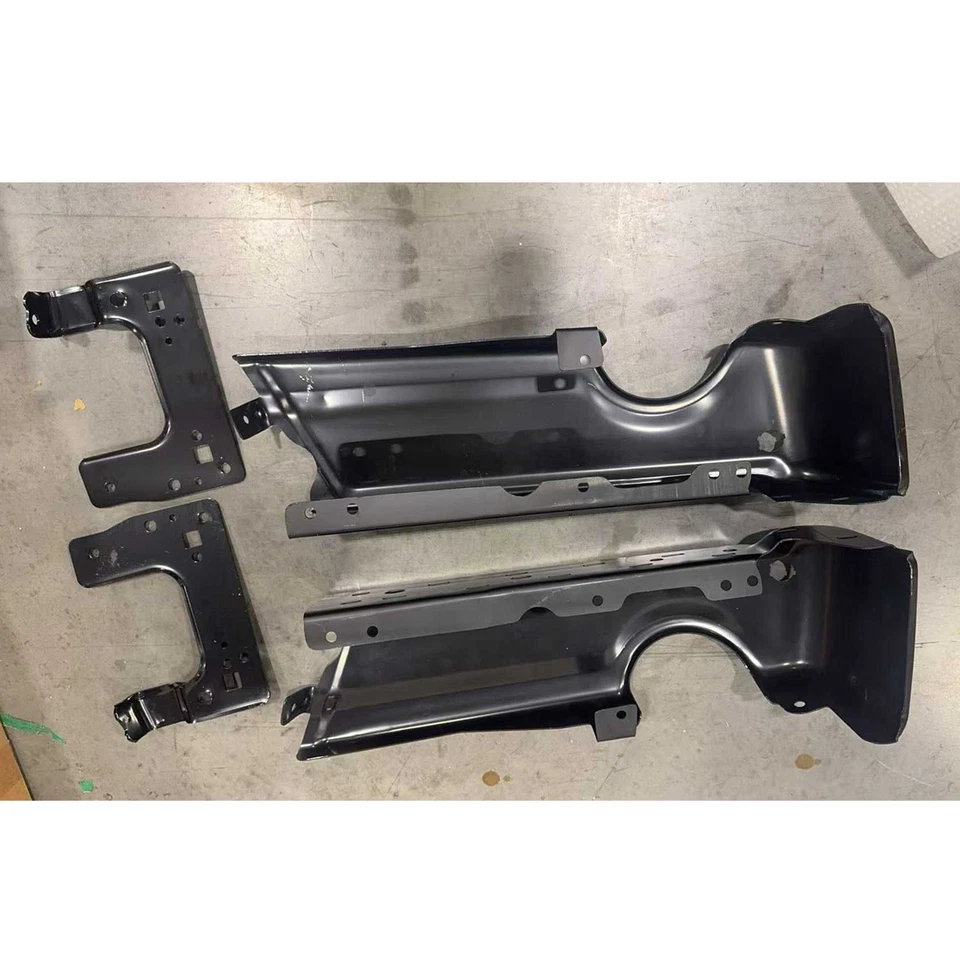 Used For Ford F150 Tremor 2021-25 Rear Step Bumper End Cap Cover Paintable Black Foto 2 de 4