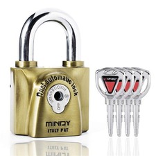 60mm High Security Heavy Duty Lock Keys Gym Warehouse Waterproof Keyed 4 Keys