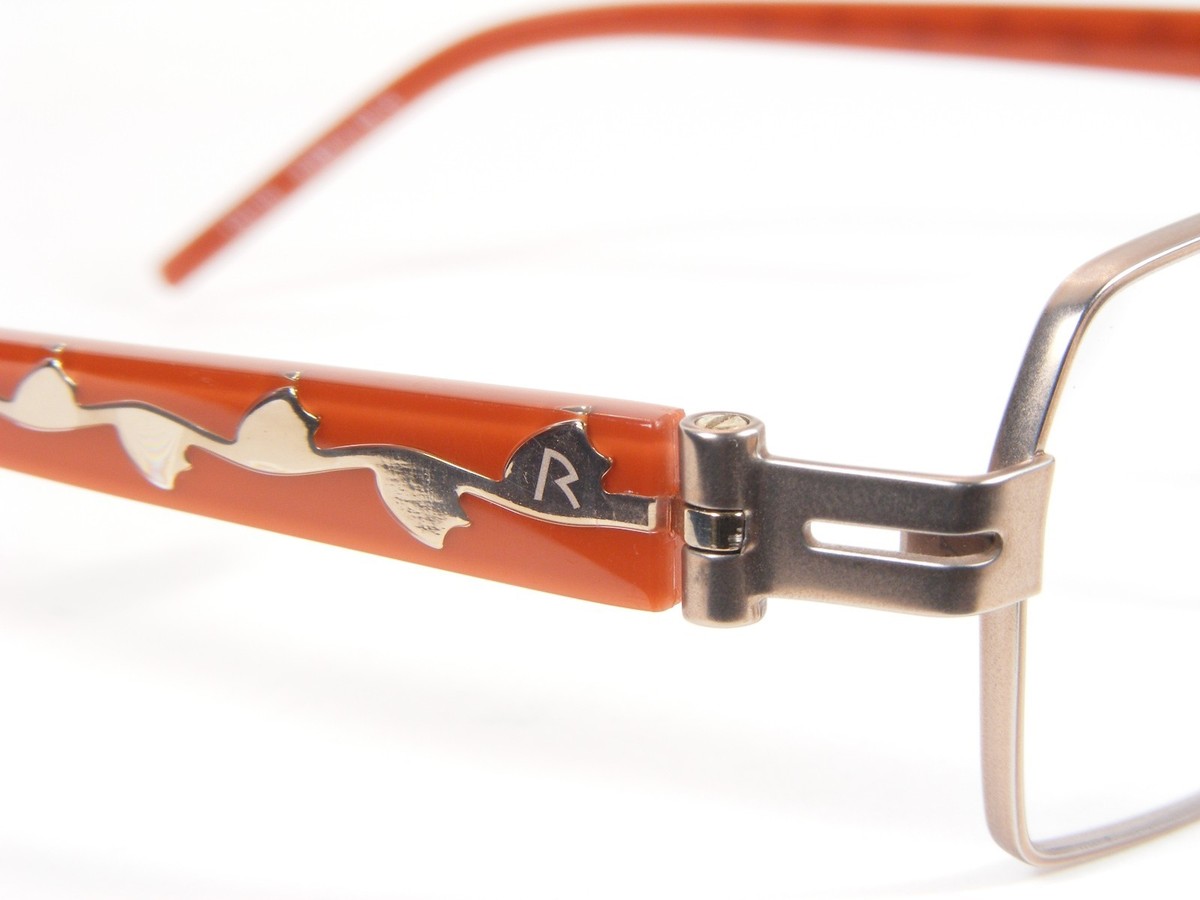 RODENSTOCK Titanium メガネフレーム 18KT RODENSTOCK R4838 D Pale Gold UNIQUE TITANIUM EYEGLASSES FRAME 52