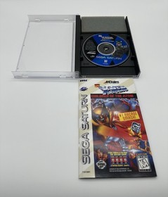 X-MEN: CHILDREN OF THE ATOM SEGA SATURN CIB WITH MANUAL & REG CARD TESTED WORKS