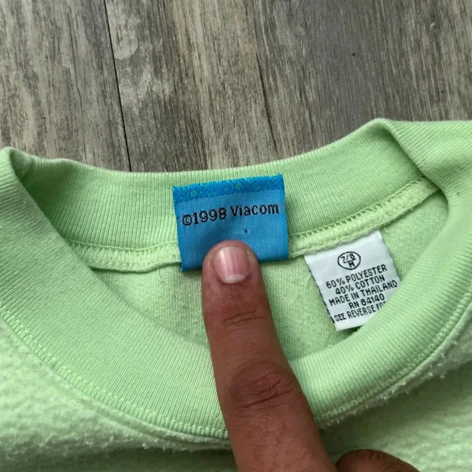 Sudadera promocional Nickelodeon Rugrats 1998 vintage talla M niños Foto 4 de 4