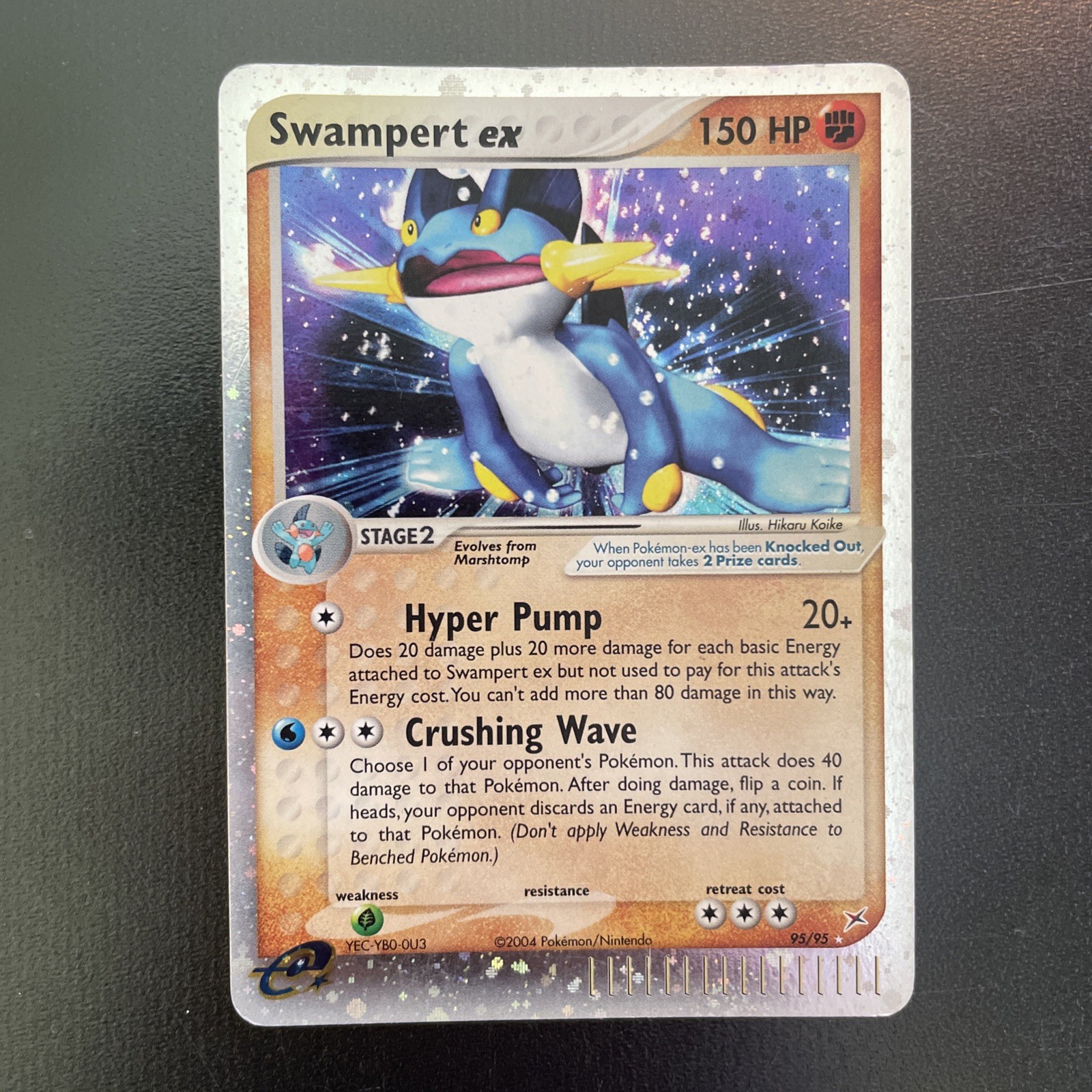 Pokemon Swampert Ex Team Magma Vs Team Aqua 95/95 