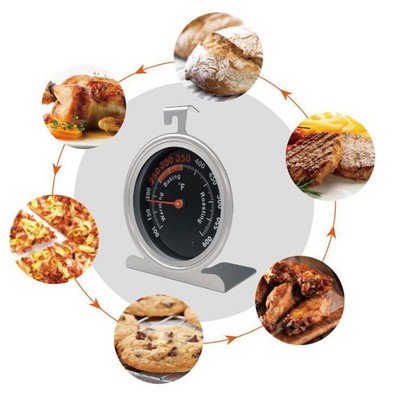 Edelstahl Ofenthermometer mit mehreren Positionierungsoptionen für einfache Verwendung