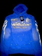 Blue Hellstar Star hoodie Size Large