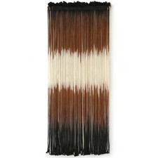 Macrame Wall Hanging Brown Boho Hand Woven Tassel Yarn Tapestry Wall Art for ...