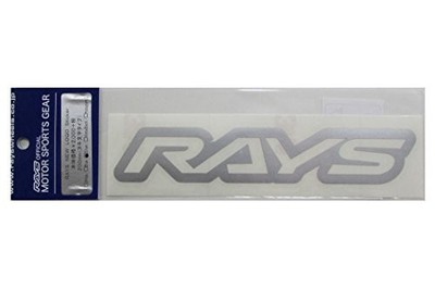 RAYS RAYS LOGO Aufkleber B200mm Ausschnitt Buchstaben SL Silber Nr. 18 740402...