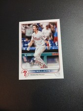 2022 Topps Luke Williams Series 1 RC #62 Philadelphia Phillies Rookie Card. rookie card picture