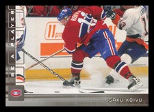 Saku Koivu #286 2001-02 Be a Player Memorabilia Montreal Canadiens Hockey