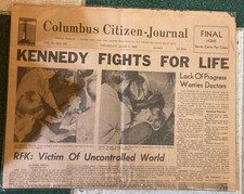 Vintage Columbus Citizen-Journal Newspaper  J...