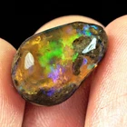 6.5Ct African Polished Black Opal Cab Specimen UPWB967
