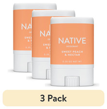  3 Pack  Deodorant Sweet Peach  Nectar Mini Travel Size 0.35 Oz.