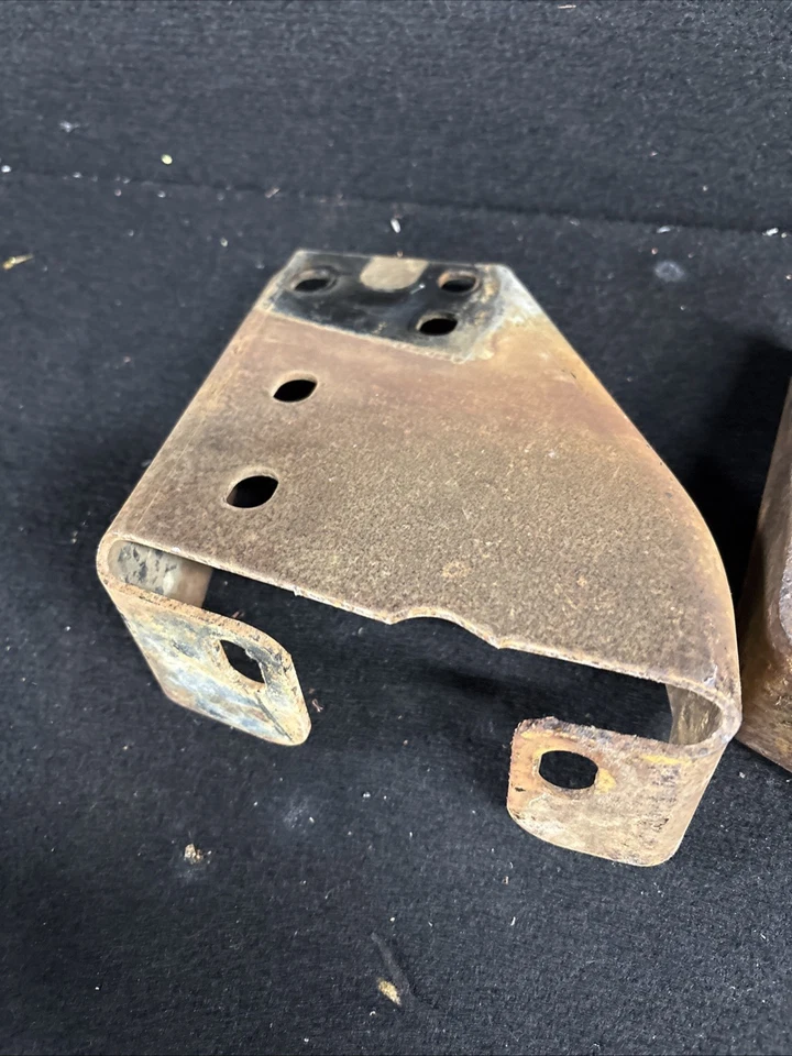 1981-1885 Dodge Truck OEM  Front Bumper Brackets D150 D250 D350 Ramcharger - Image 4 of 4