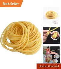 Continuous 50 Feet Latex Tubing 1/4" I.D. x 3/8" O.D. - Customizable Rubber Hose