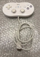 Classic Controller for Nintendo Wii, OEM #RVL-005 White Authentic Genuine Tested