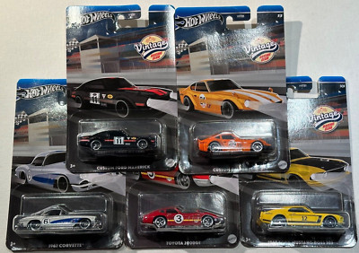 2024 🔥HOT WHEELS 🛞 VINTAGE RACING CLUB SET OF 5 | eBay