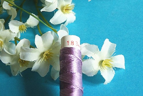 603B / Superb Coil Drawstring Silk Gutermann " Parma " N° 183 - Picture 2 of 2