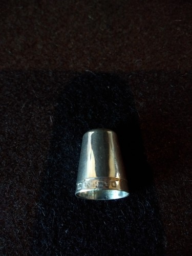 Antique Charles Horner c1905, Chester Hallmark, Sterling Silver Thimble