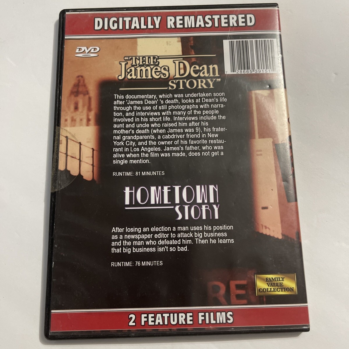 The James Dean Story & Hometown Story (DVD, 2005) NEW | eBay