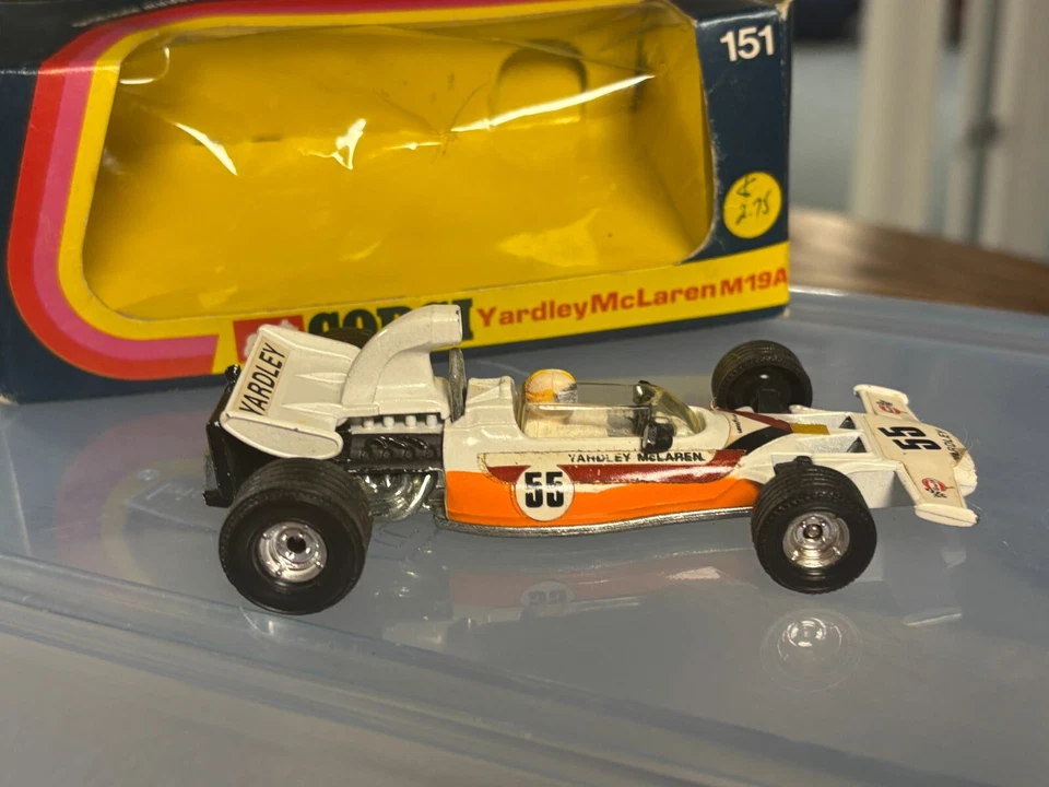 Corgi #151 Yardley McLaren M19A Formula 1 in Original Box - Image 3 of 4