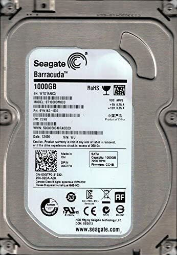 Seagate Barracuda ST1000DM003 9YN162 - 500 00GTP0 1000GB 3.5" SATA Hard Drive - Picture 1 of 1