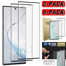 For Samsung Galaxy Note 10/Note 10 Plus Clear Tempered Glass Screen Protector