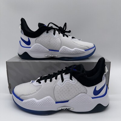Nike Men's Size 8 PG 5 PS  (CW3144 100) Running Trainer Sneaker Basketball white