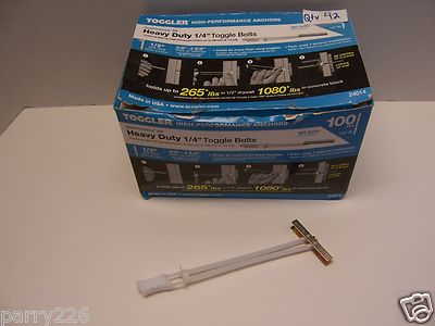 SnapToggle BB High Performance Anchors Toggler Bolt ¼ - 20 Quantity 42