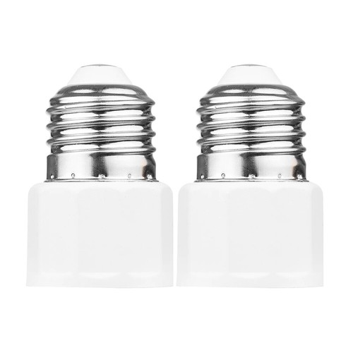 2 Pack E26/E27 3 Prong Outlet Polarized Light Bulb Plug Socket to Plug Adapter - Bild 4 von 17