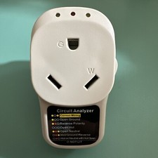 New RV Surge Protector 30 Amp Adapter Circuit Analyzer with LED Indicator Light