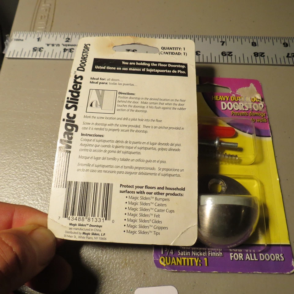 Heavy-duty Floor Door Stop (you get two) (lot#11745) - Image 2 of 2