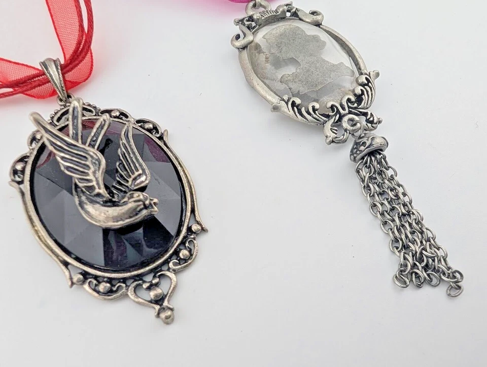 LOTE COLLAR CAMAFEO GÓTICO Gargantilla Cinta Steampunk Rockabilly B1 Foto 3 de 4