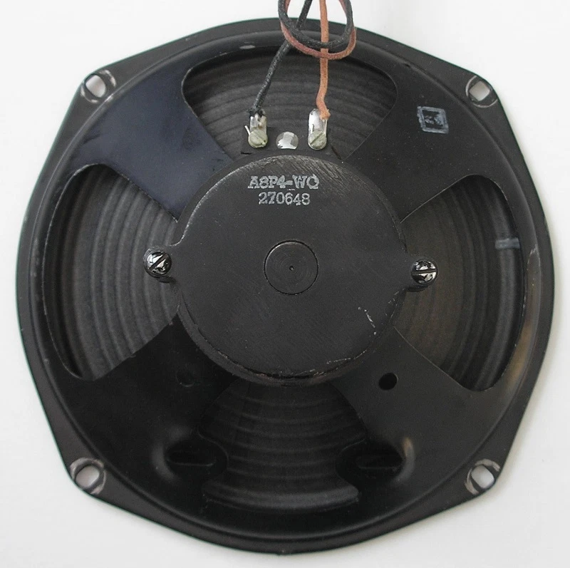 one vintage QUAM 8" full-range woofer with whizzer cone, USA 1966—excellent cond - Image 3 of 4