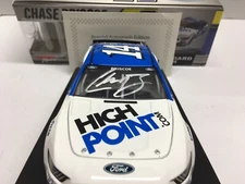 CHASE BRISCOE AUTOGRAPHED #14 HIGHPOINT.COM 2021 MUSTANG 1/24 DIECAST W/COA