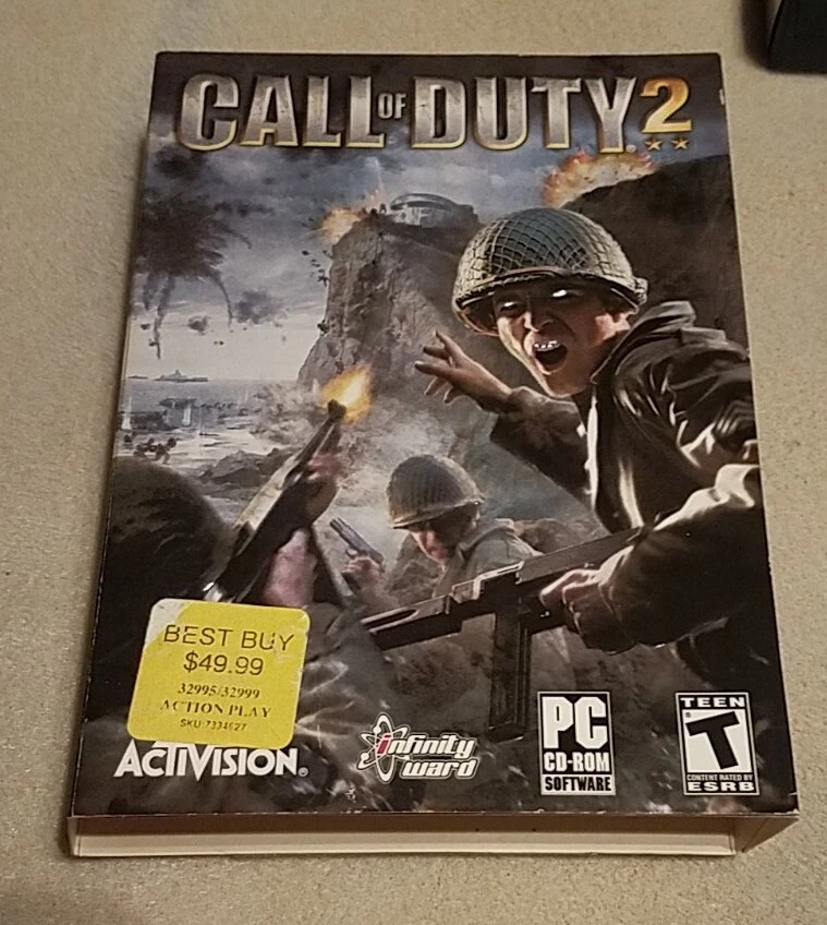 Call of Duty 2 - PC CD-Rom Computer game + case 5030917031885