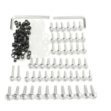 158pcs Motorcycle Fairing Bolts Kit Screw Universal Bobber Touring Dirt bike ATV