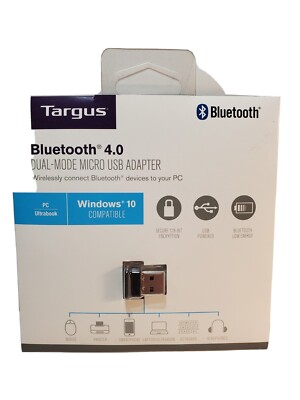 New Targus Bluetooth 4.0 Dual-Mode micro-USB Adapter - ACB10US1