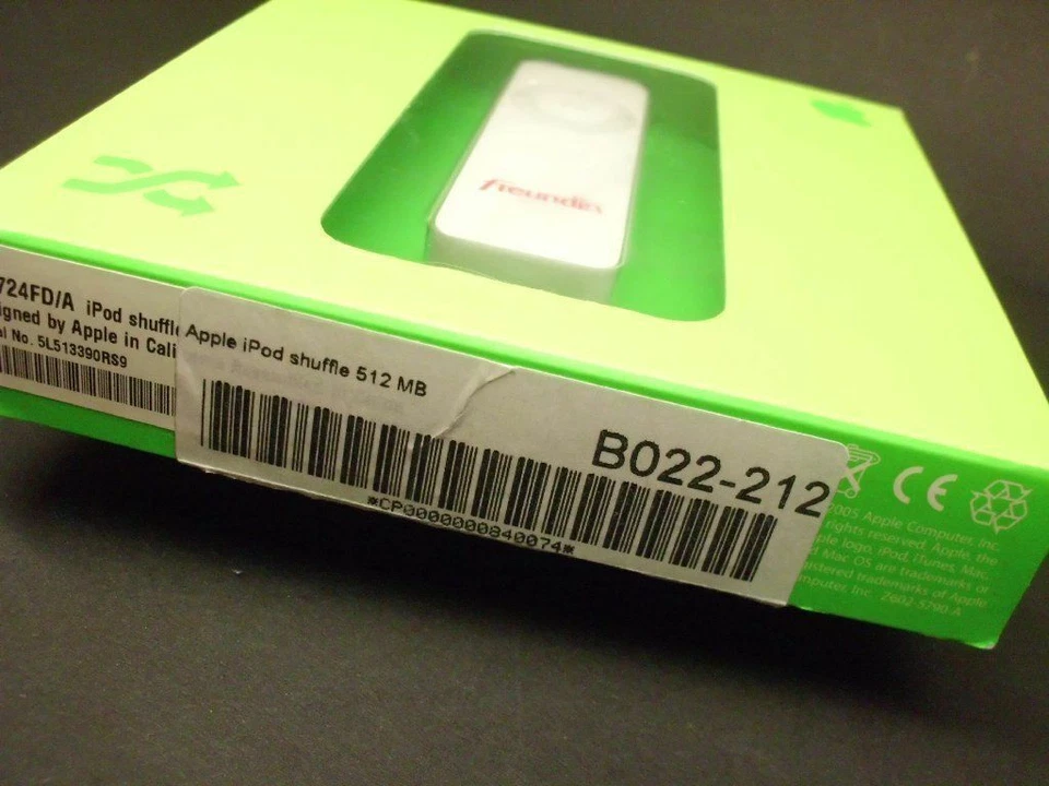 Apple iPod shuffle NEU 1. Generation 512MB NEU OVP mit Werbung FREUNDIN selten - Bild 4 von 4