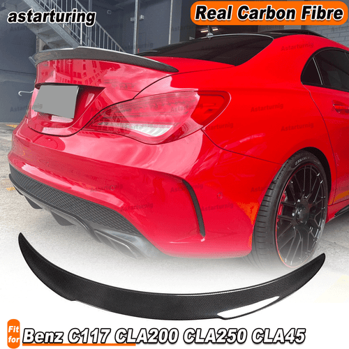 For Benz C117 CLA180 CLA200 CLA250 CLA45 2013-2019 Carbon Rear Trunk Lid Spoiler - Bild 1 von 12