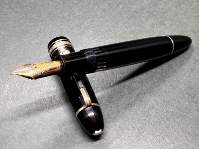 MONTBLANC MEISTERSTUCK 149 Vintage Fountain Pen 18C 750 Ebonite/EF