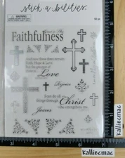 Stickabilities The Paper Studio FAITH VELLUM Stickers 2 Strip S, 50 PCS