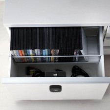 Black surface mount Fingerprint Cabinet Lock FS-B32
