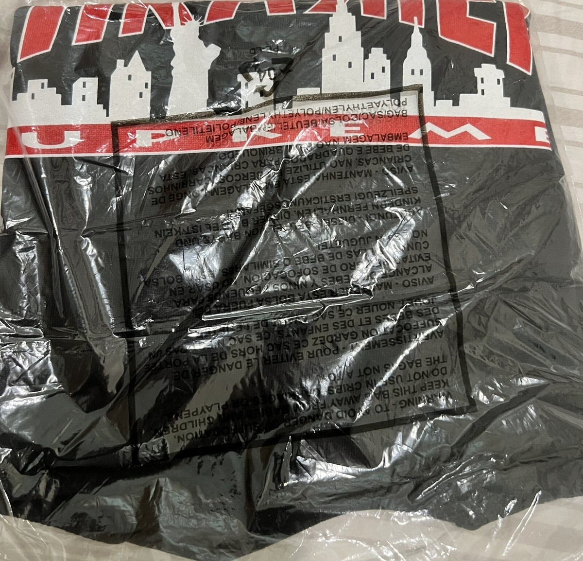 SUPREME THRASHER SKYLINE TEE BLACK SIZE Small FW21 | eBay