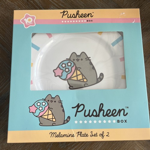 Pusheen Set Of 2 Melamine Plates Sealed In Box 2020